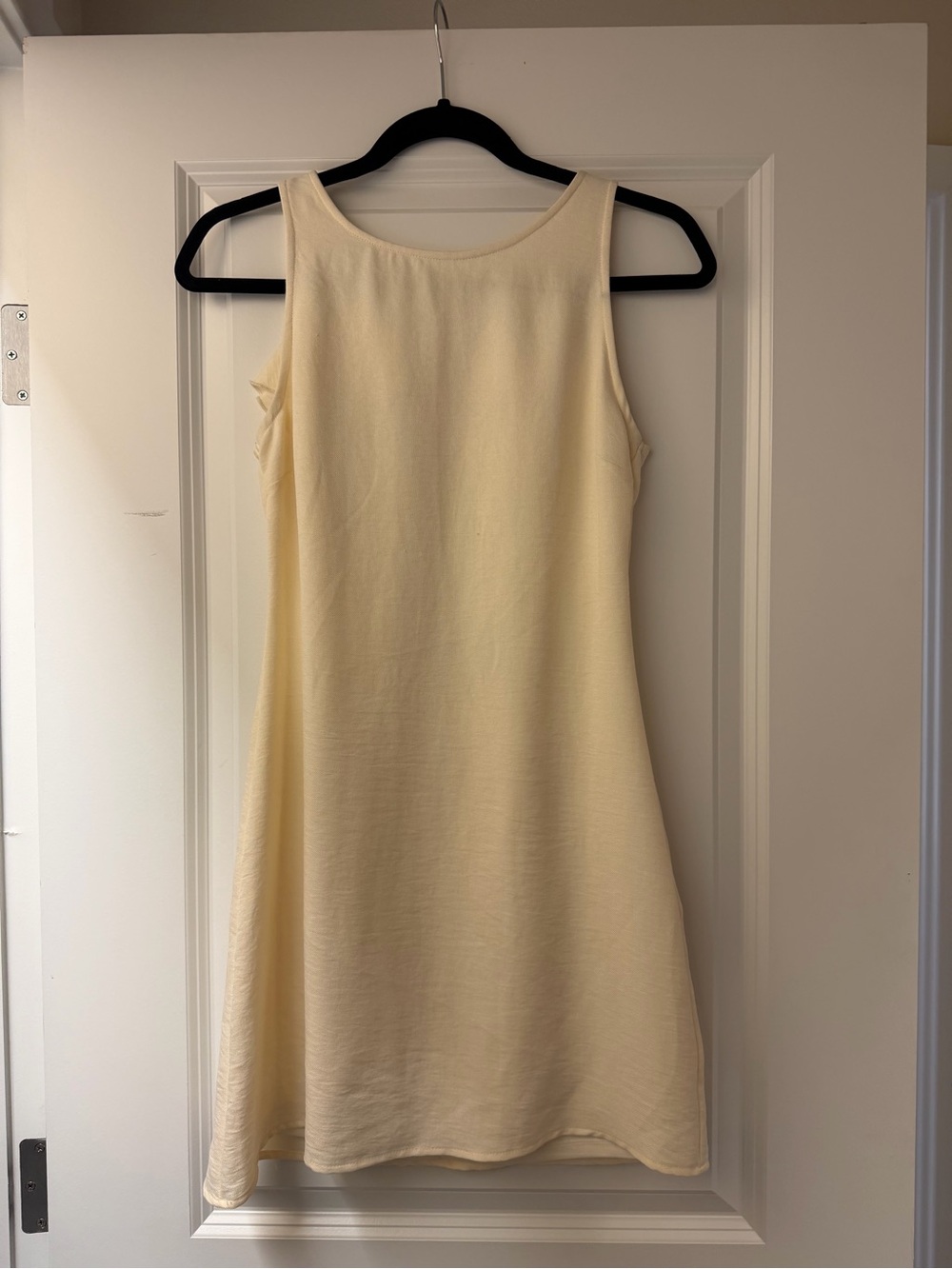Altar'd State Soft Cream Sleeveless Shift Dress